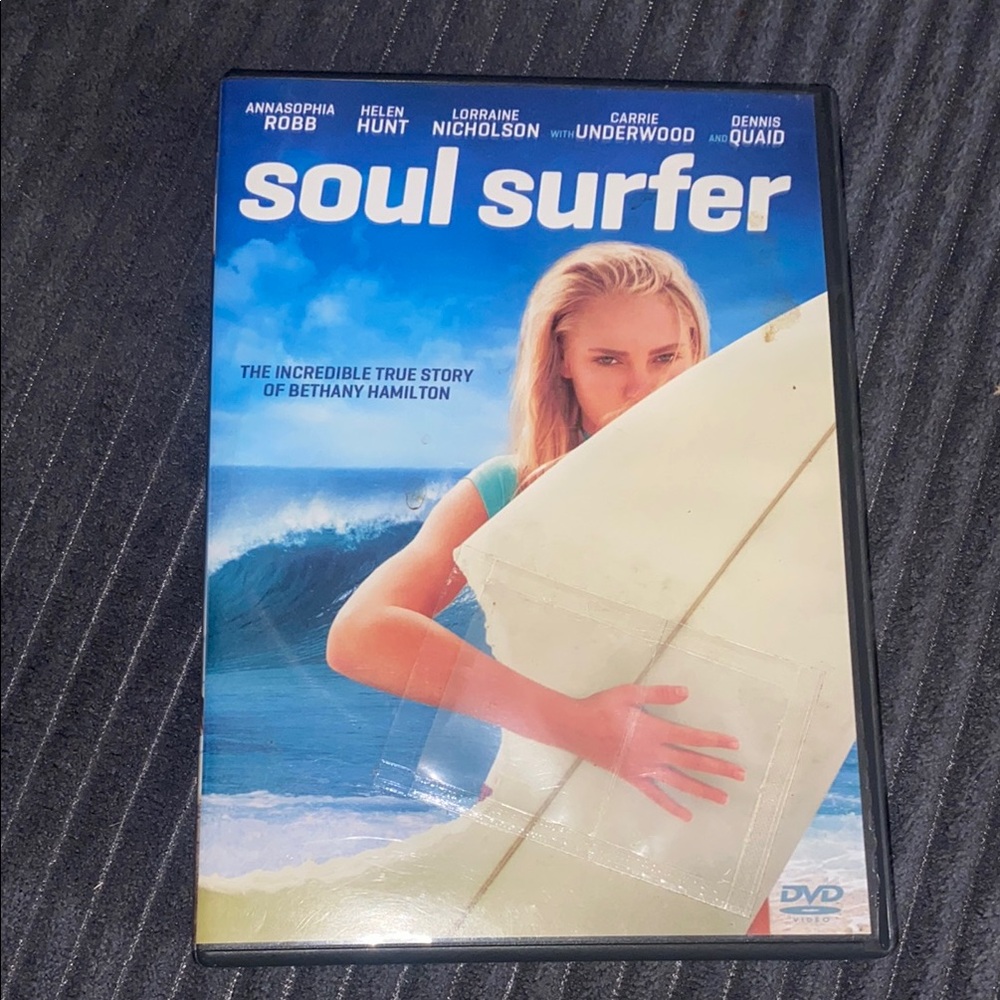 Soul Surfer DVD - Blue Cover